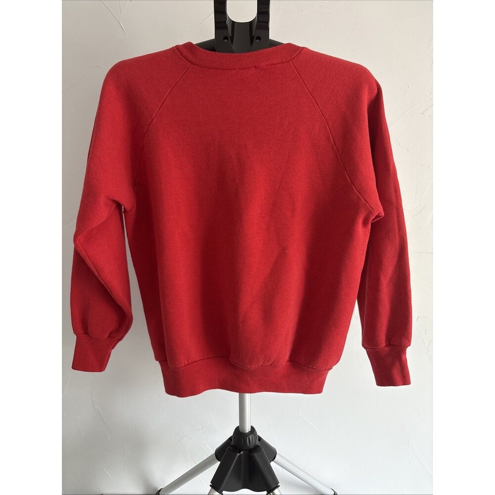 VTG 1980s Nebraska Cornhuskers Oklahoma Sooners Sweatshirt Fruit of the Loom M - Picture 4 of 7
